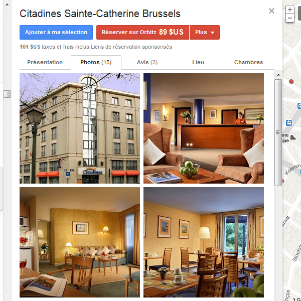 Photos de Google Hotel Finder